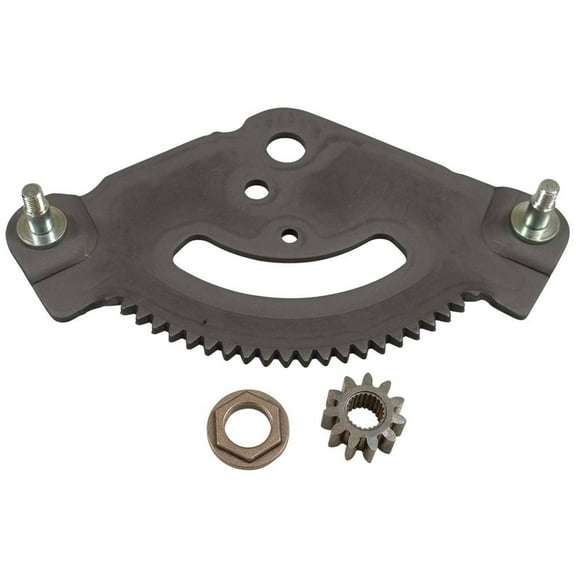 New Steering Sector Gear Kit Compatible With Troy Bilt White Outdoor Yard Machines 14AT808H129 13AI608H062 14AQ94GK897 13AT91KT066 By 717-1550 717-1550A 717-1550F 917-1550E