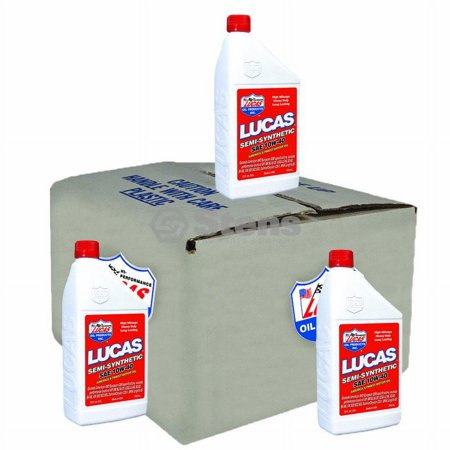 New Stens 051-593 Semi-syn Motor Oil Fits SAE 10W-40 6 Btls/1 Qt Lucas