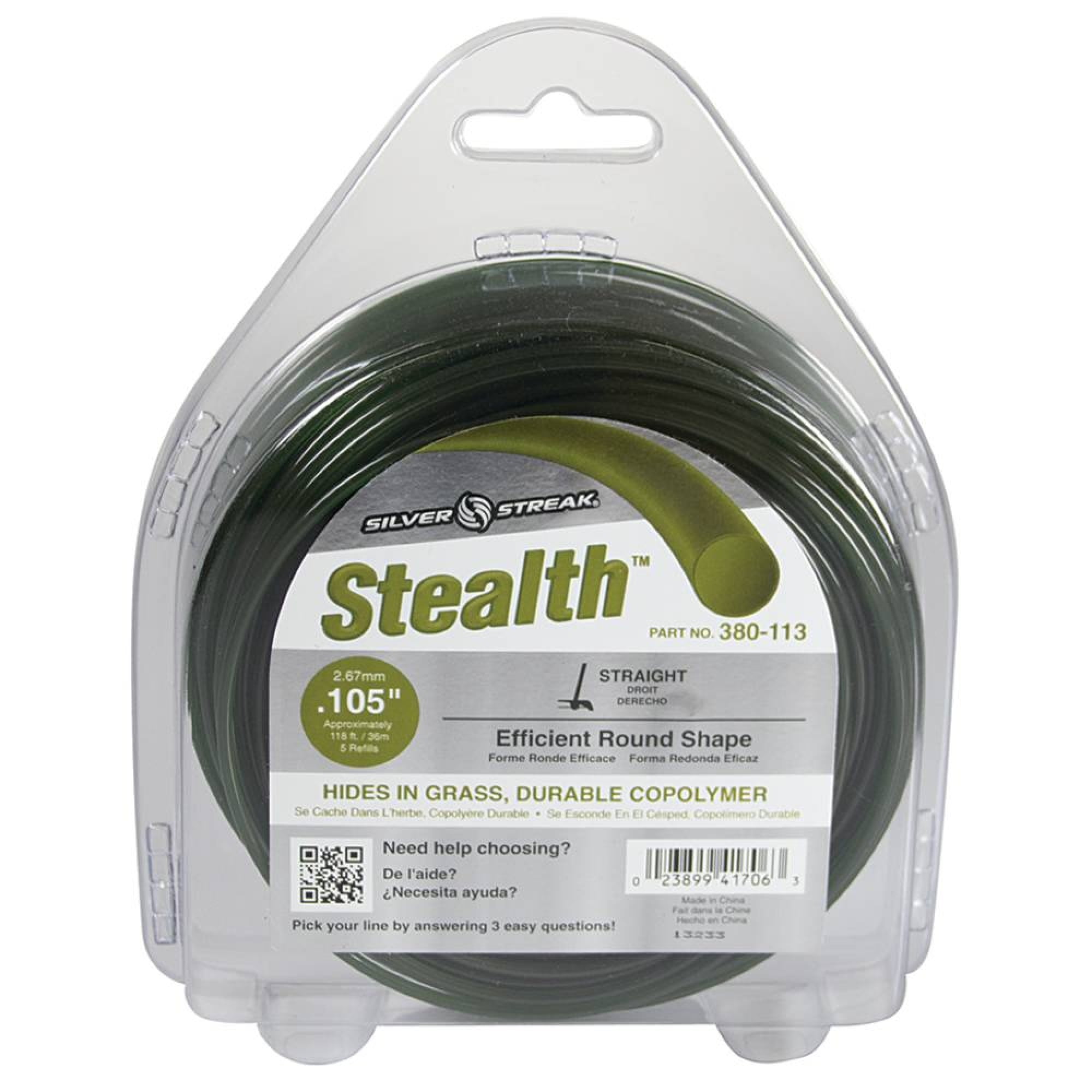 Stens 380-113 Stealth Trimmer Line / .105 1/2 lb. Donut