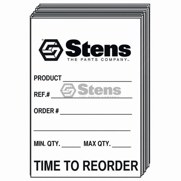 New Stens 785-049 Time To Reorder Tag