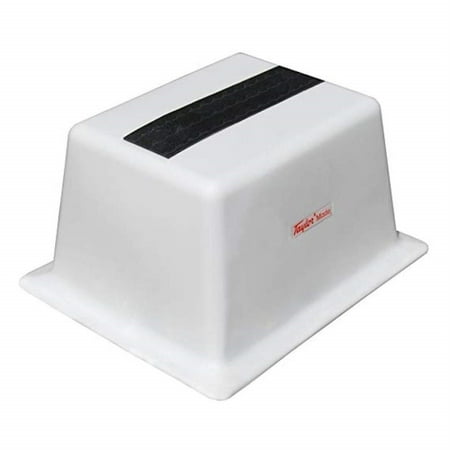 Taylor Made Products Single Tread Stepsafe Dock Step,White,300 lb. capacityStep safety and securely onto your boatPatented non-slip pad1-1/2 wide flange for stability on any surface2020108521