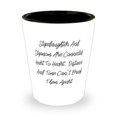 thumbnail image 1 of New Stepdaughter Shot Glass, Stepdaughter And Stepmom Are Connected Heart To Heart. Distance And Time, Gag for Daughter, Holiday, 1 of 1