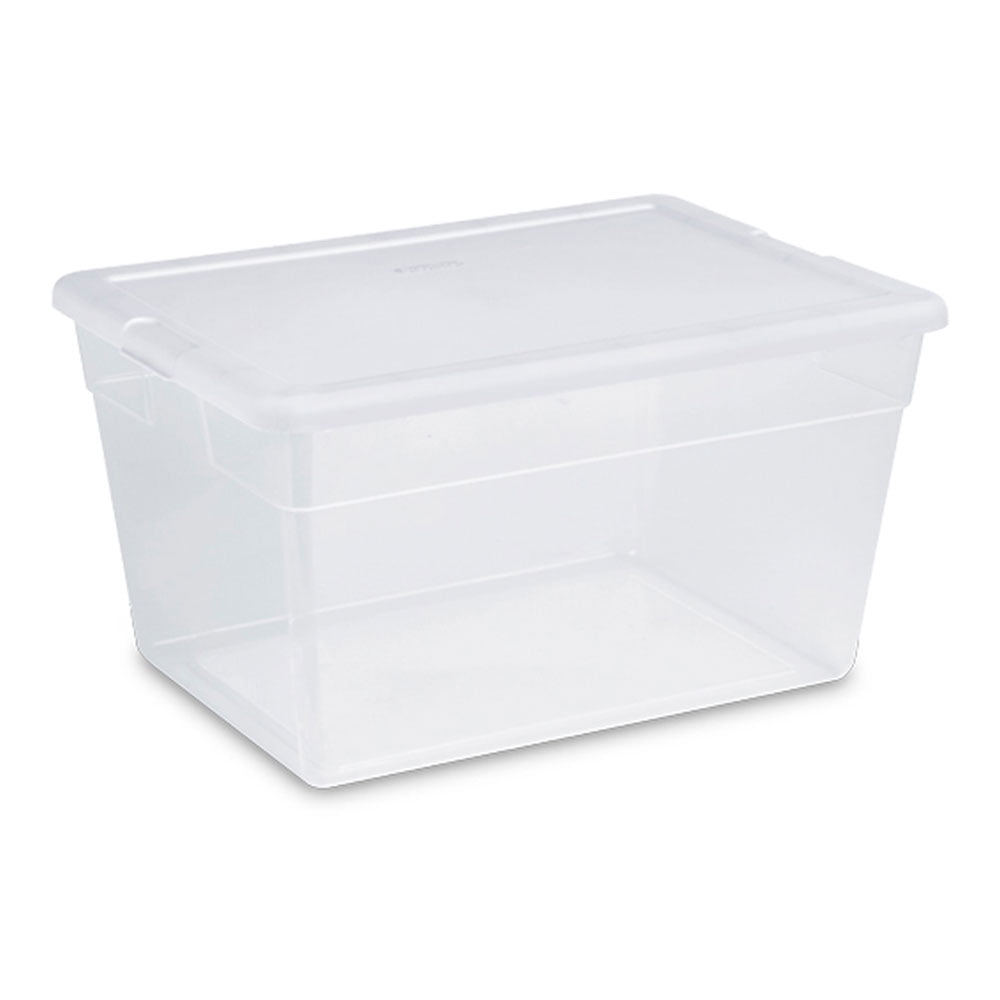 STERILITE 56QT STORAGE BOX WHITE 8/CASE