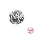 thumbnail image 1 of New Sterling Silver Pendants DIY beads Family Heritage life tree pendant Charms Fit Original Pendant Charm Bracelet Jewelry, 1 of 6