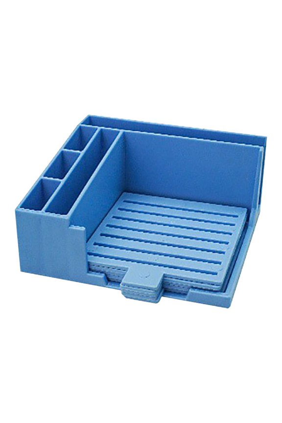 New Sticky Note Stencil, Suitable for Sticky Notes, Perfect for To-Do Lists, Home, Office, Reusable Sticky Notes Dispenser Blue