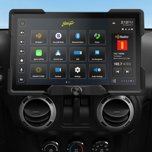 New Stinger SRX-JK11128 12.8" Multimedia Infotainment System for Jeep Wrangler JK