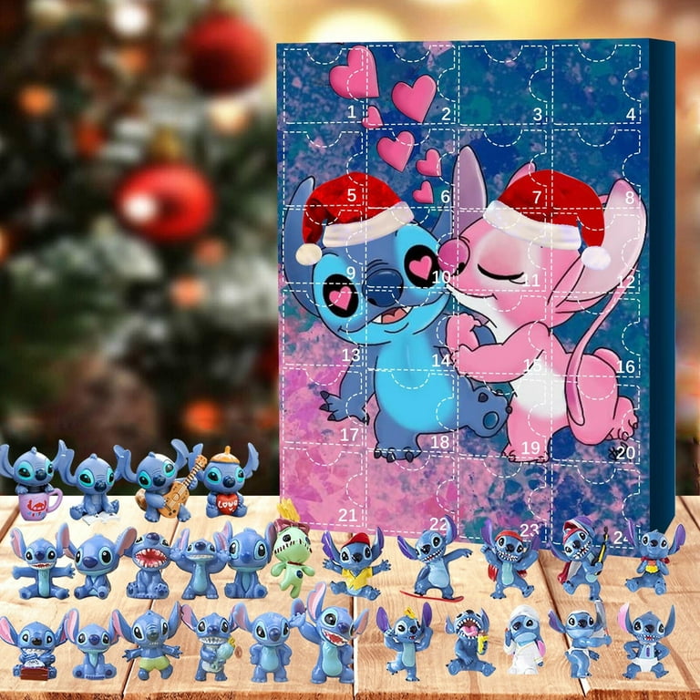 Stitch Christmas Doll Advent Calendar 2023 New Contains 24 Gifts Christmas  Toys+