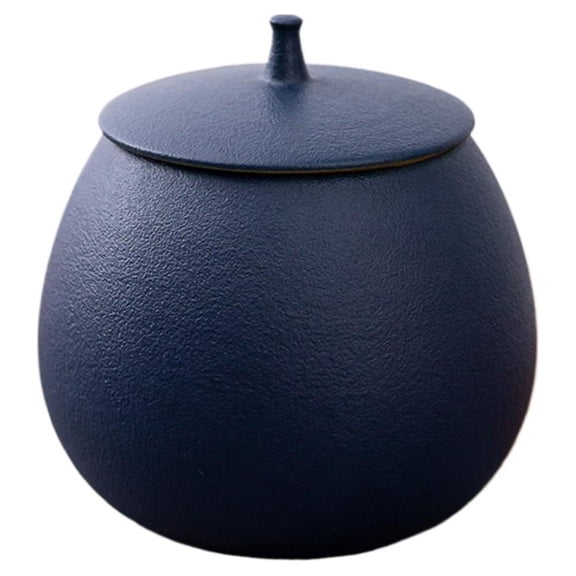 New Stoneware Tea Can Round Sealed Jar Ceramic Tea Tea Jar Candy Organizer Storage Ca Snack Box S8p7 Jars Tea Container Tea Jars