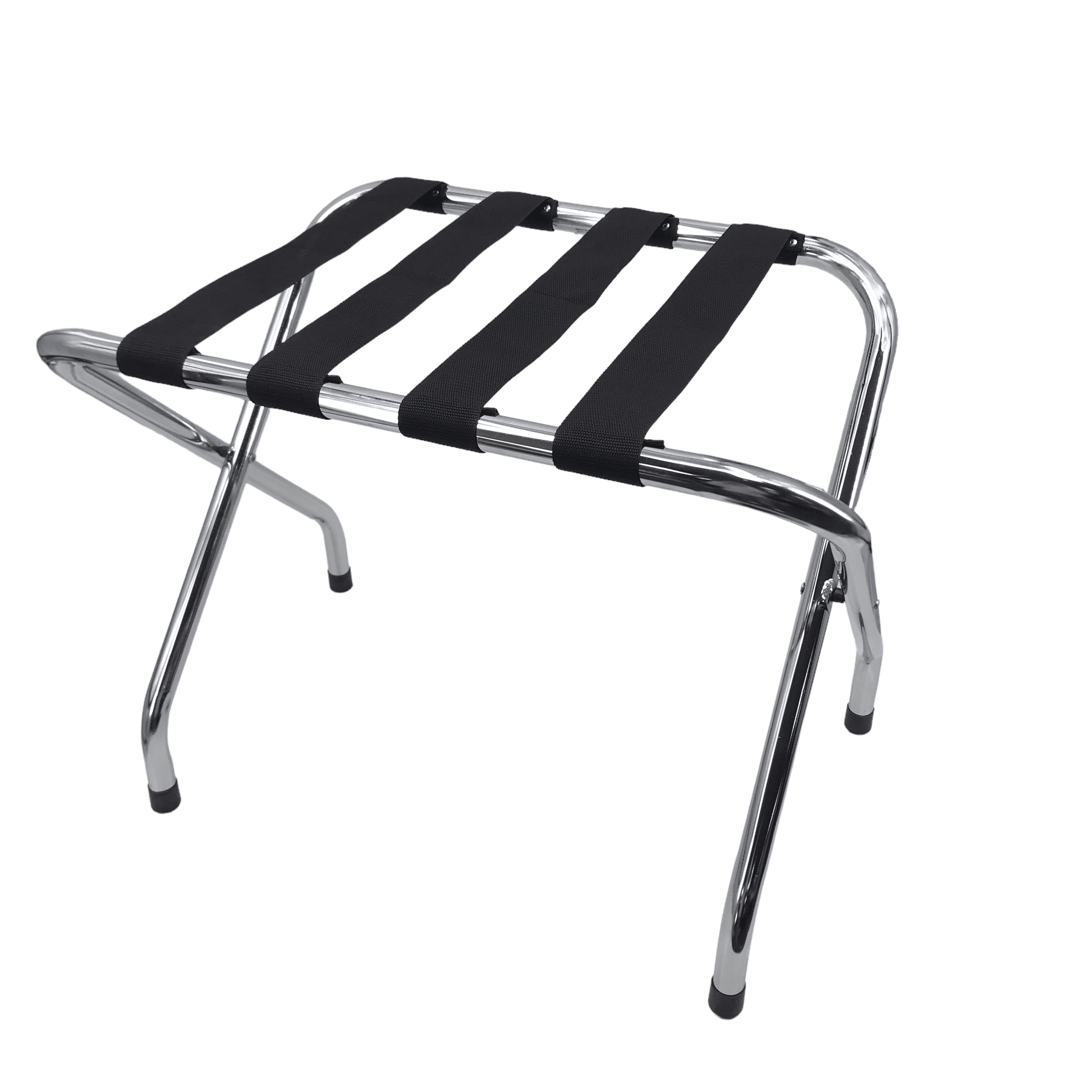 New Store luggage foldable, Space-Saving chrome luggage rack Pack of 8