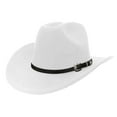 thumbnail image 1 of New Straight Cowboy Hat British Style Fedora Flat Top Black Top Hat European And Style Hat Youth Cowboy Hats for Men Toddler Boy Cowboy Hat Bride Cowboy Hat Cowboy Vest Size 6 Rdr2 Merchandise Clothes, 1 of 2