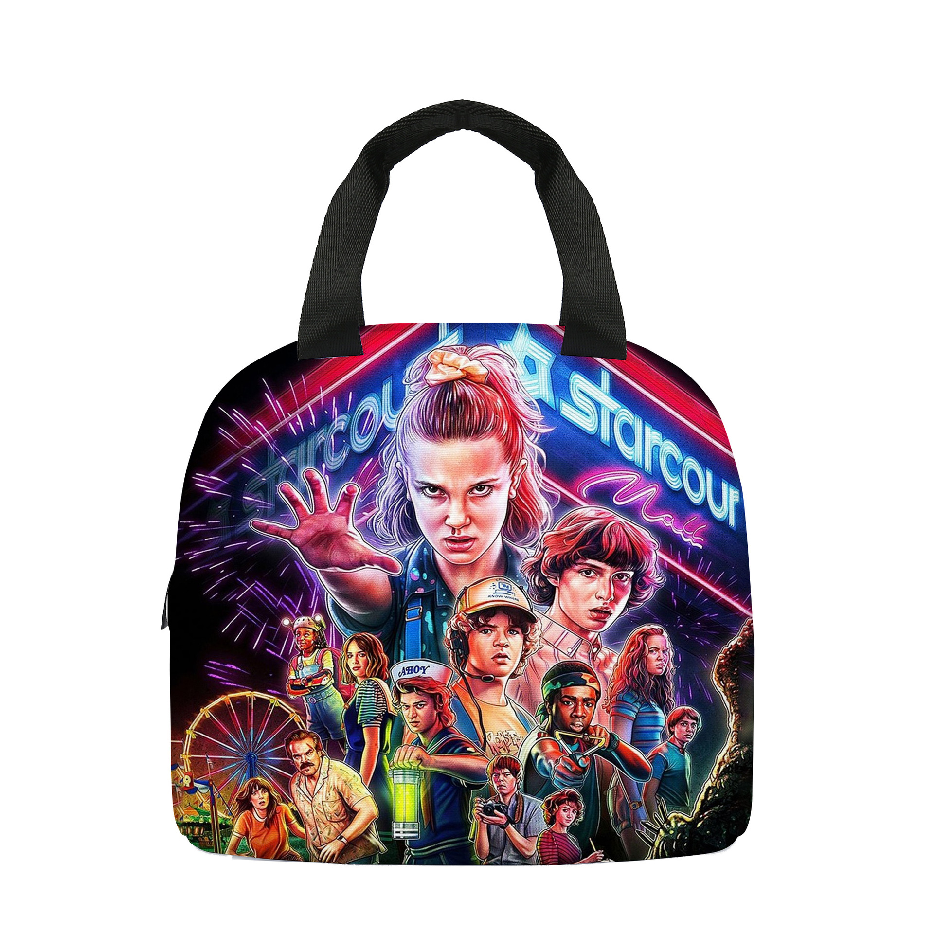 New Stranger Things Children's Lunch Bag StrangerThings Primary School Student Lunch Box Bag Ice Bag