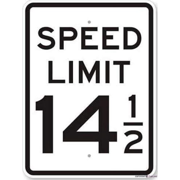 New Street Sign Warning Plaque Wall Decor Slow Down Speed Limit 10 Mph, Heavy-Duty Sign Courtyard Decoration Office Sign Outdoor & Indoor Safety Aluminum Sign 8 X 12 Inch