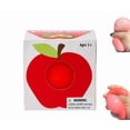 thumbnail image 1 of New Stress Balls Apple Shaped Squishy Toys, Portable Squeeze Stress Relief Toy for Office Home On-the-Go Use, 1 of 7