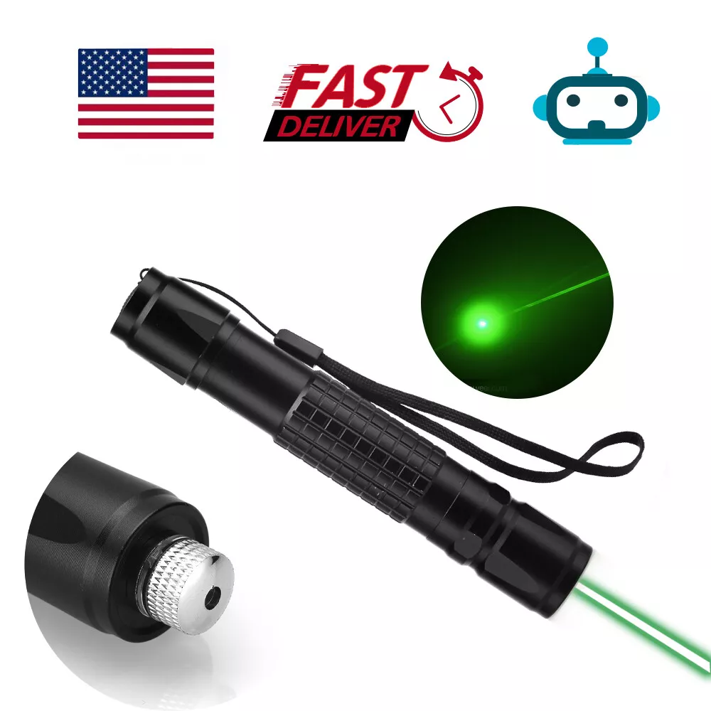 New Strong 900 Mile 5 M W 532Nm Green Laser Pointer Pen Visible Beam Light Lazer