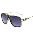 thumbnail image 1 of New Style 2024 Sunglasses Men Brand Designer Sun Glasses Driving Oculos De Sol Masculino Grandmaster Square Sunglass Gold-GradientGray As Picture, 1 of 6