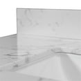 New Style 31inch Carrara White Stone Bathroom Vanity Top with