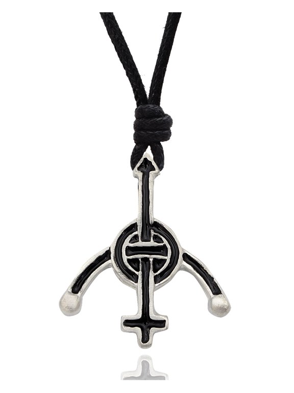New Style Arrow Silver Pewter Charm Necklace Pendant Jewelry With Cotton Cord