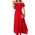 thumbnail image 1 of New Style Casual Party Dress Mini Vacation Fit Comfy Work Clothes Daily Fashion Midi Dress for Women Chic Flowers Mini Women's Clothes Vestidos Para Mujer, 1 of 5