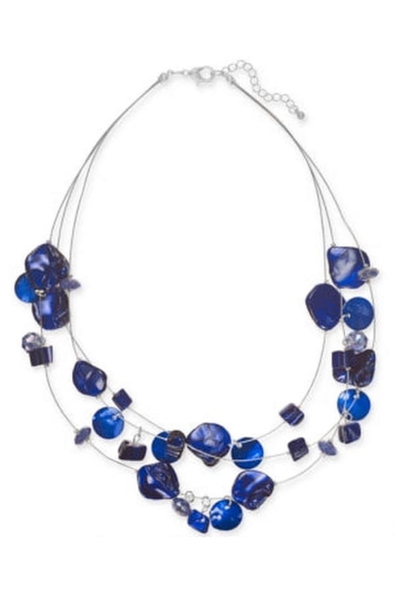New Style & Co Shell Multi-Row Illusion Statement Necklace $29.50