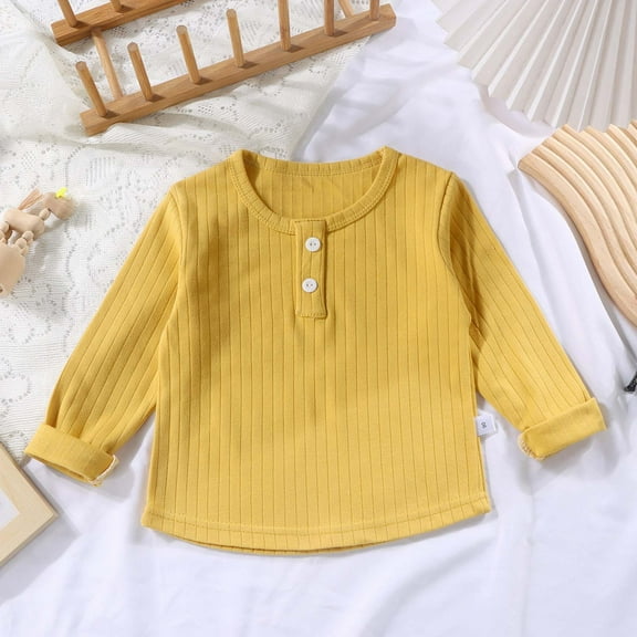 New Style Girls Sweatshirts Fashion Long Sleeve Tops Round Neck Solid Soft Comfort Pullover for Girls Sweatshirts Pullovers Kids