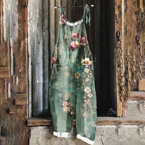 New Style Jumpsuits for Women Casual Summer Overalls Sleeveless Spaghetti Strap Romper Jumpers Trendy Beach Vacation Outfits Overalls for Women