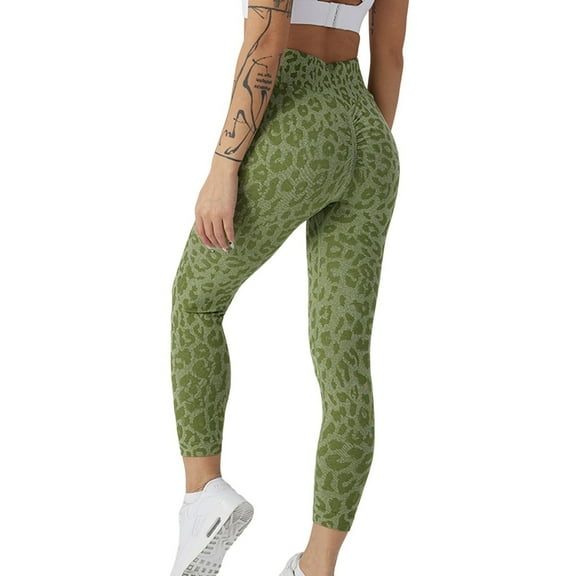 New Style Leggings for Women Women'S Printed Tight Pants Hip Lifting Sports Seamless Yoga Pants Soft Comfort Plus Size Workout Bottoms