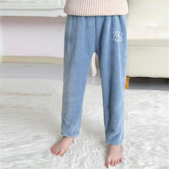 New Style Pants for Girls Casual Solid Full Length Pants Loose Trousers for Boys with Pocket Soft Comfort Boys Jeans Size 8