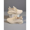 thumbnail image 1 of New Style Womens Casual Sports Sneakers Solid Color Design Lace-Up Slip-On for Easy Wear, Wear-Resistant Eva Insole, Perfect for Indoor & Outdoor Use, Autumn Winter 2026 Trendy - Available in US 5-12, 1 of 5