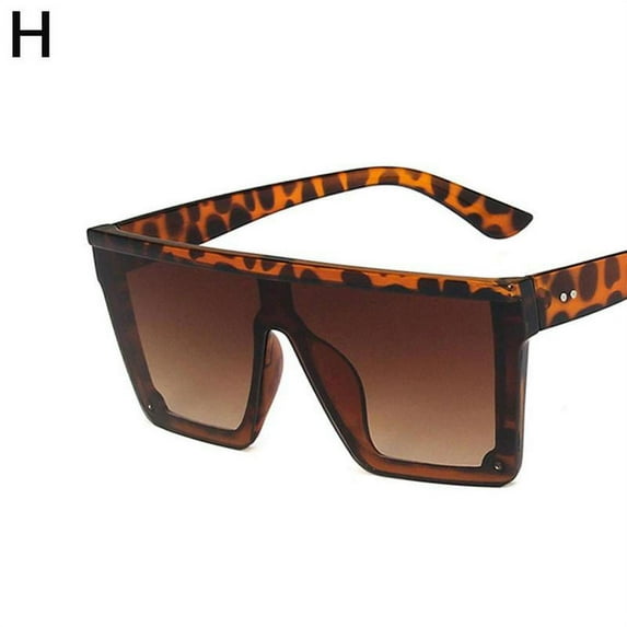 New Style Womens Ladies Sunglasses Square Oversized Luxury Flat Sunglasses