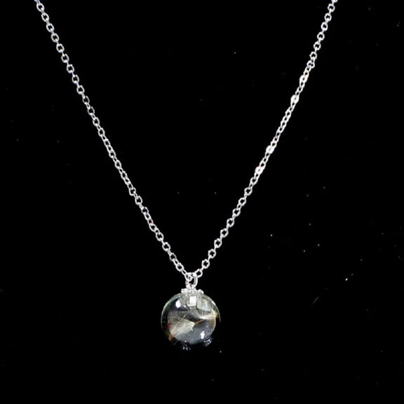 New Stylish Floating Bottle Promise Pendant Necklace Silver Chain Necklace Pack of 5