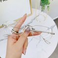New Stylish Metal Frame Optical Spectacle Eyeglasses Ladies Near Sight