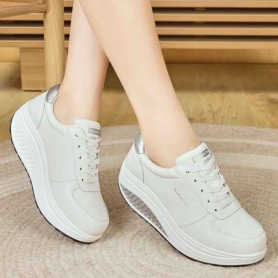 New Stylish Non-Slip And Wear-Resistant Sneakers for Both Men And Women, Versatile Trendy White Shoes, Fashionable Running And Casual Footwear., Women Shoes