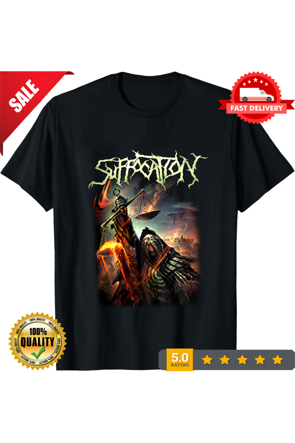 New Suffocation T-Shirts Short Sleeve Cotton White All Size S-5XL AR921, LIMITED EDITION-TH74876