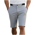 thumbnail image 1 of New Summer Arrivals YLSDY Men's Golf Dress Shorts 9 Inch Lightweight Quick Dry Chino Casual Work with Pockets Summer Outdoor Color Block Shorts Gray XXL, 1 of 9