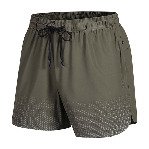 New Summer Arrivals YLSDY Mens 3D Print Athletic Shorts Quick Dry Lightweight Elastic Waist Workout Fittness Slit Gym Basketball Short Pants Army Green XXXXL