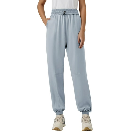 New Summer Drawstring Sweatpants Women's High Waist Corset Light Sun Pants Gym Pants Loose Running PantsFashion Clothing Womens Pants Summer Palazzo Pants
