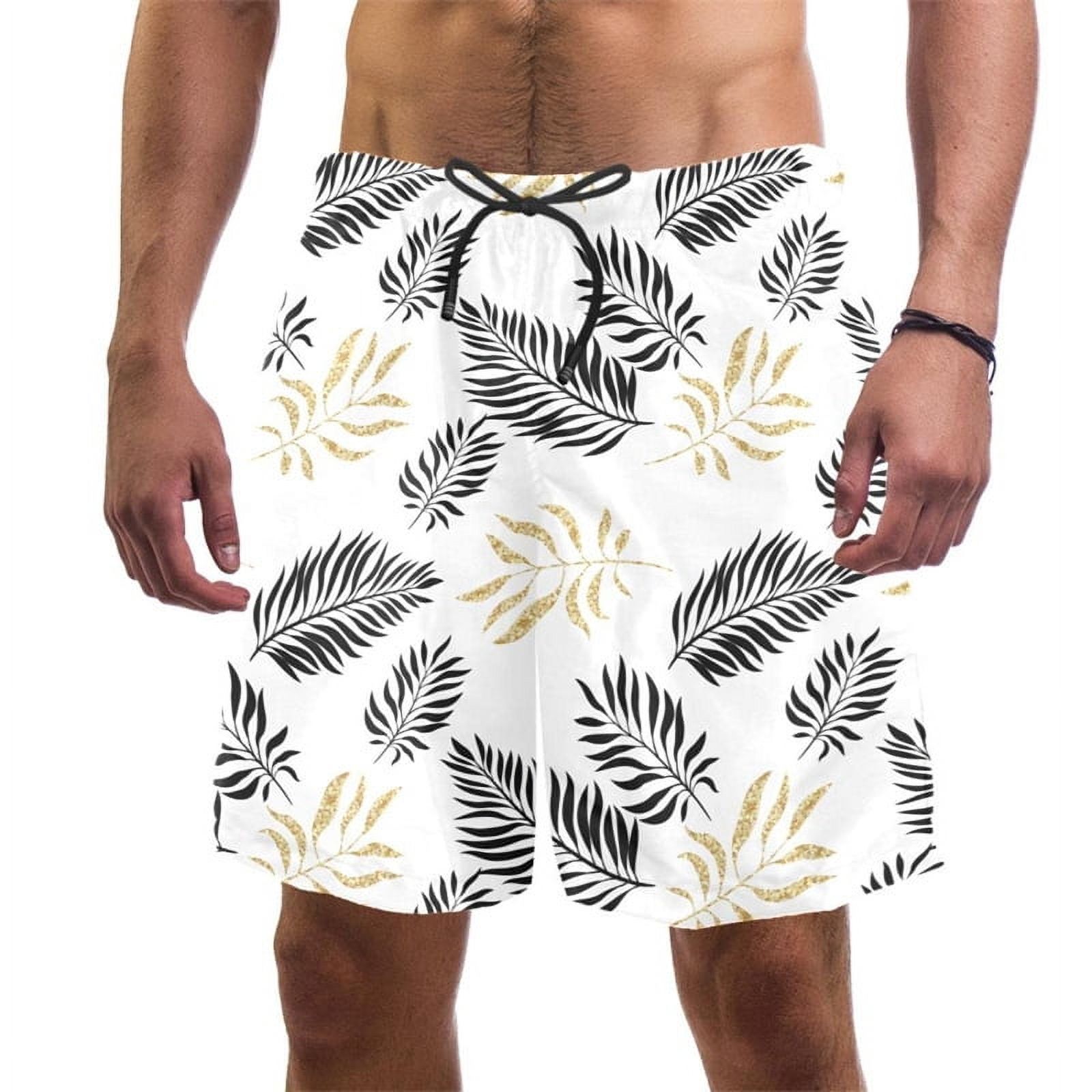 Hawaii Summer Colorful Pineapple Men Shorts Green LT6 main image 1