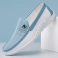 thumbnail image 1 of New Summer Men'S Casual Loafers, Slip-On Driving Shoes, White Sneakers, 1 of 8