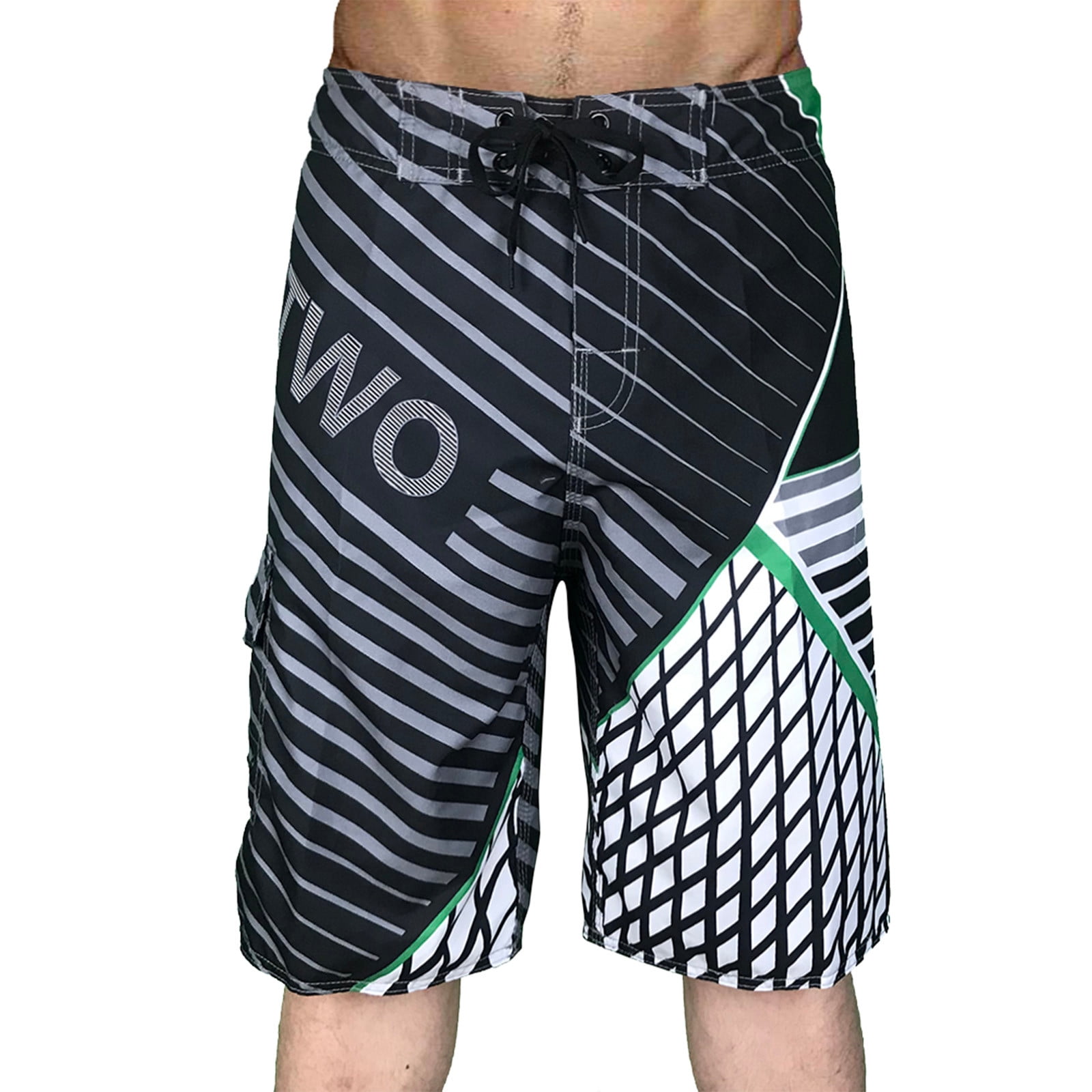 New Summer Men's Casual Shorts Cropped Pants Fashion Washed Beach Pants