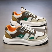 New Summer Mens Shoes, Casual Skate Shoes, Dad Sneakers Breathable Mesh Korean Style Trendy Versatile Sneakers,
