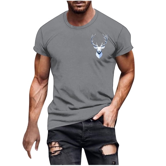 New Summer Mens Tops Shirts 2025 Plus Size Fashion New Casual Men T-shirt Print Sports Short Sleeve Round-Neck Blouses Shirts