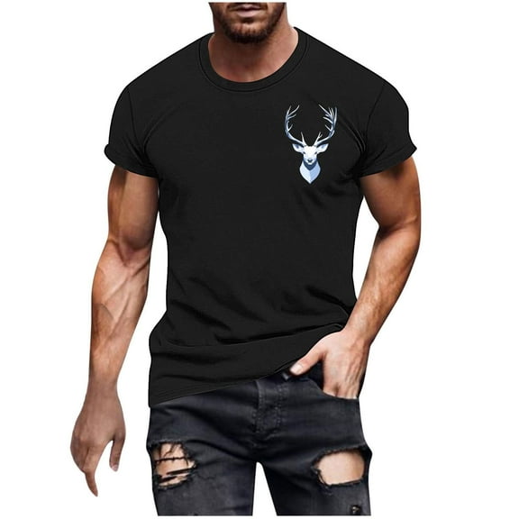 New Summer Mens Tops Shirts 2025 Plus Size Fashion New Casual Men T-shirt Print Sports Short Sleeve Round-Neck Blouses Shirts