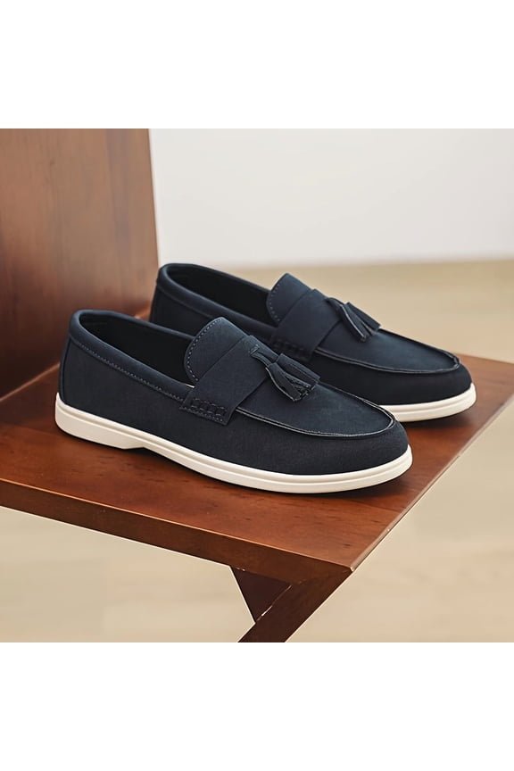 Summer New Men's Simple Versatile British Style Slip-On Duck Shoes Flat Canvas Sneakers Casual Shoes
