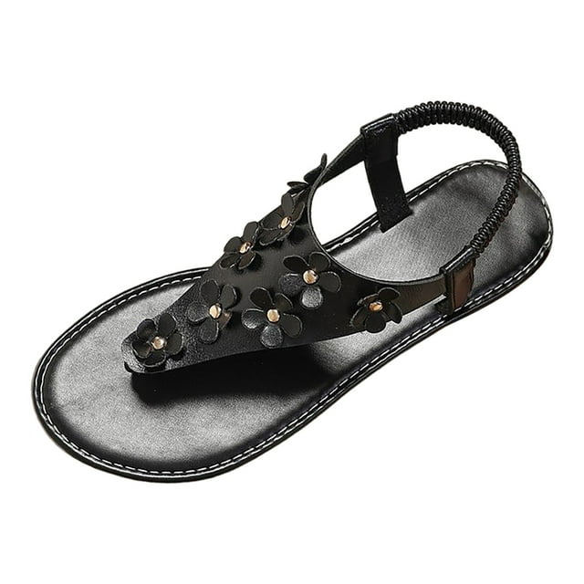 New Summer Sculptured Ethnic Style Flat Shoes With Clamping Feet ...