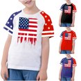 thumbnail image 1 of New Summer Short Sleeve Shirts for Boys Fashion Boys and Girls Short Sleeve Tops Crewneck Print Blouses & Shirts Stretchable Unisex T-Shirts for Girls, 1 of 5