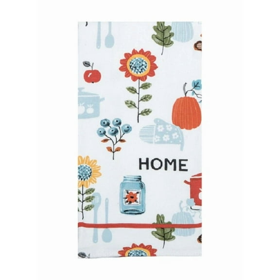 New Sunflower Farmhouse Country Kitchen Dual Purpose Kitchen Dish Towel, Autumn