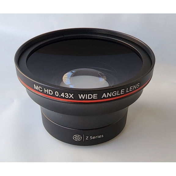 New Super Hi Def 0.43x Fisheye Lens With Macro For Nikon Zf Z f Zfc Z fc Z30 Z 30 (52 or 46mm Size)