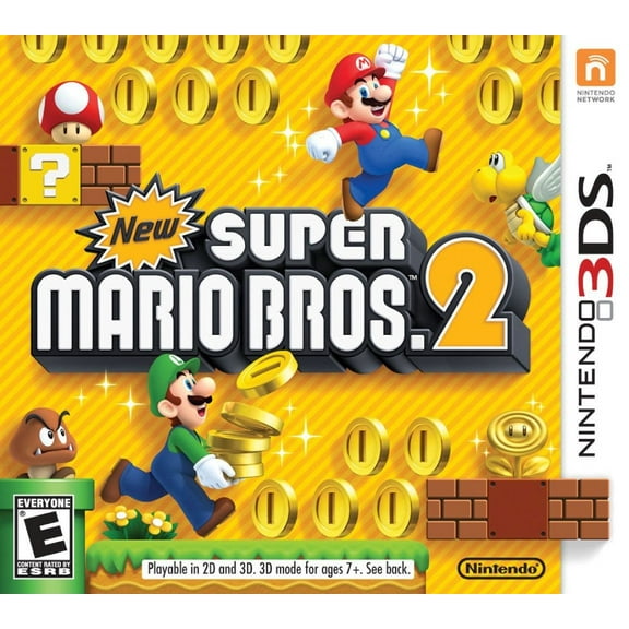 Restored New Super Mario Bros. 2, Nintendo 3DS, Side-Scrolling Platformer, Parental Controls