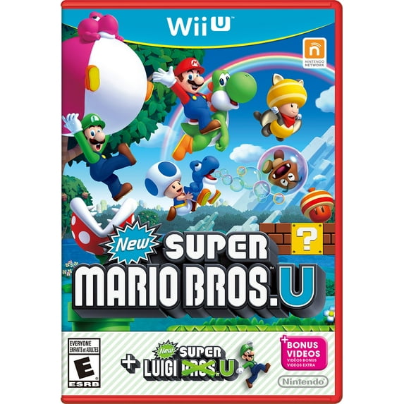 New Super Mario Bros U + New Super Luigi U Nintendo Nintendo Wii U 045496903749