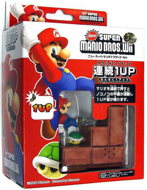 New Super Mario Bros Wii 1Up Mario Mini Scene - Walmart.com